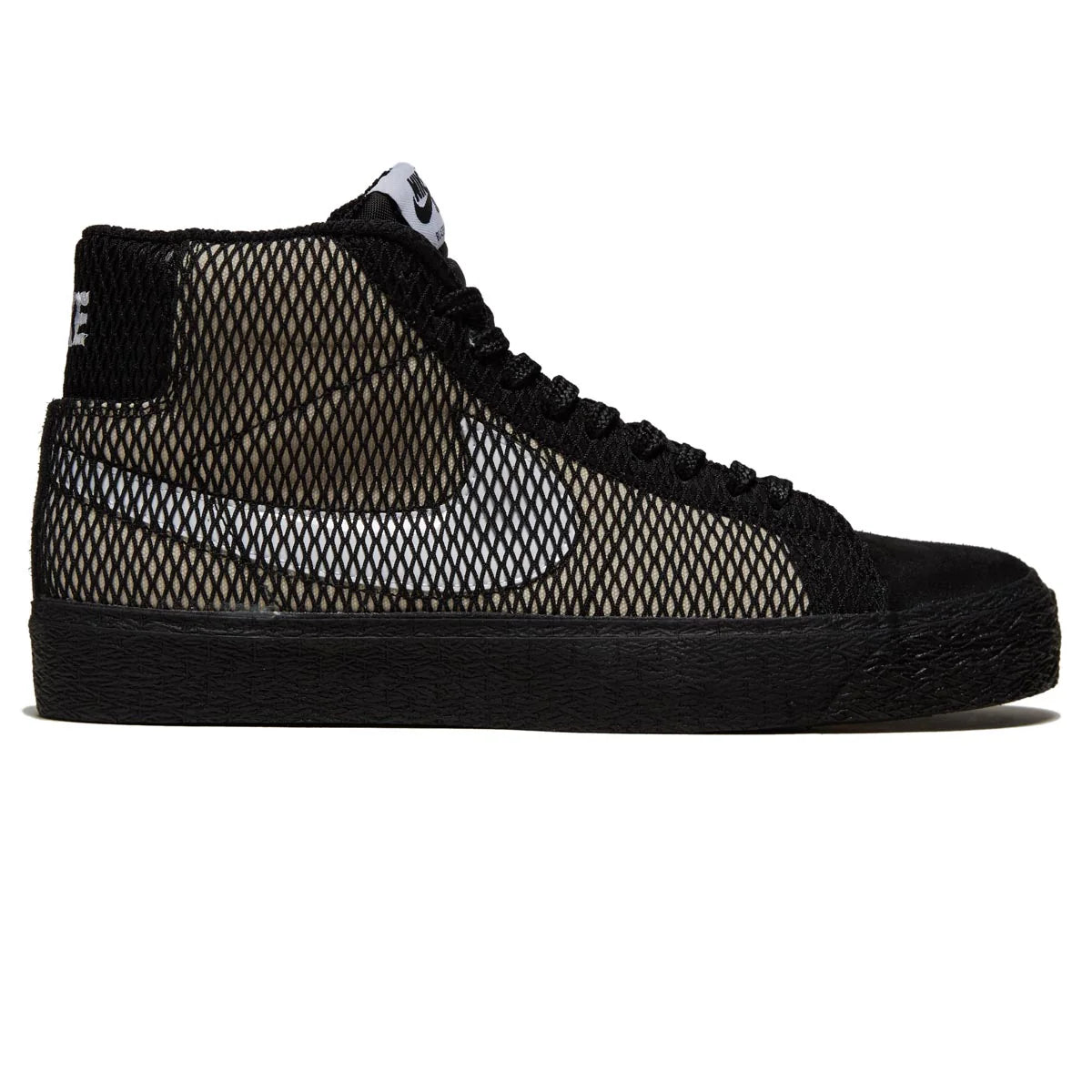 Nike SB Zoom Blazer Mid Premium White Black Mesh FARGO SKATEBOARDING