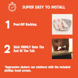 Tail Devil Spark Plate - Black/red