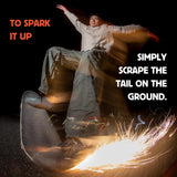 Tail Devil Spark Plate - Black/red