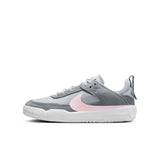 Nike SB Day One Big Kid's Skate Shoes - Cool Grey / Pink
