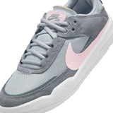 Nike SB Day One Big Kid's Skate Shoes - Cool Grey / Pink