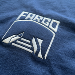 Fargo Emblem Embroidered Tee - Navy Blue