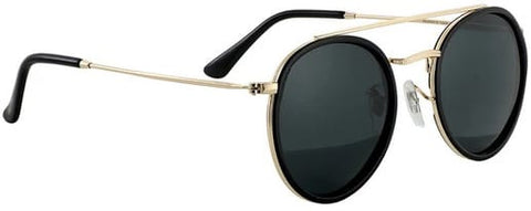 Glassy Parker Polarized Sunglasses - Black/Gold