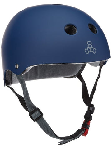 Triple 8 Certified Sweatsaver Helmet - Navy Rubber