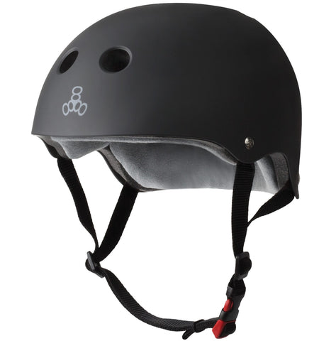 Triple 8 Certified Sweatsaver Helmet - Black Matte