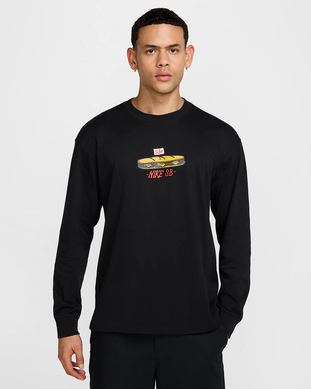 Nike SB Long-Sleeved Max90 Skate T-Shirt - Sub