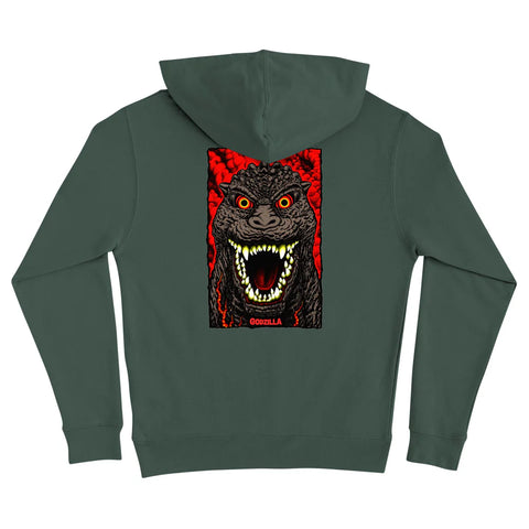 Godzilla Destroyer Youth Santa Cruz Hoodie - Alpine Green