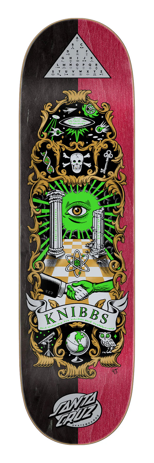 Santa Cruz Jereme Knibbs Cryptic 8.5" Deck
