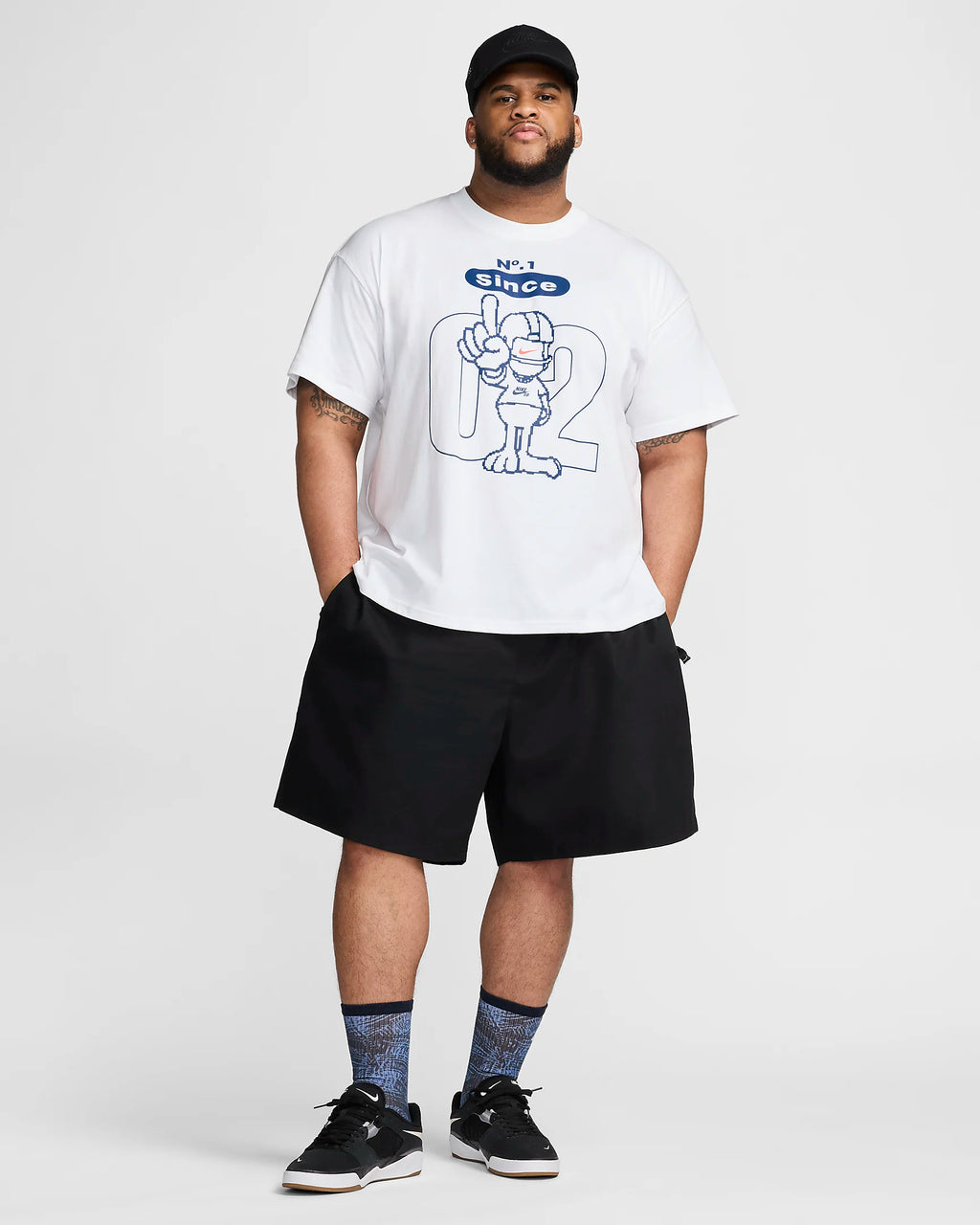 Nike SB No. 1 Since '02 Skate T-Shirt - White