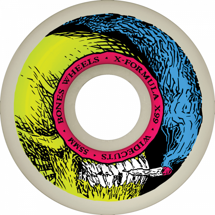 Bones X-Formula Smokin Skull V6 Wide Cut 99A Wheels