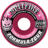 Spitfire Formula Four Conical Full Wheels - Pink