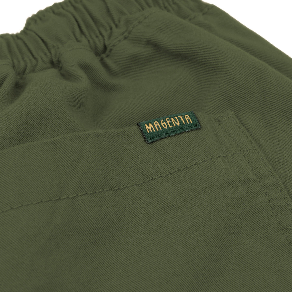 Magenta Slack Pants - Khaki Green