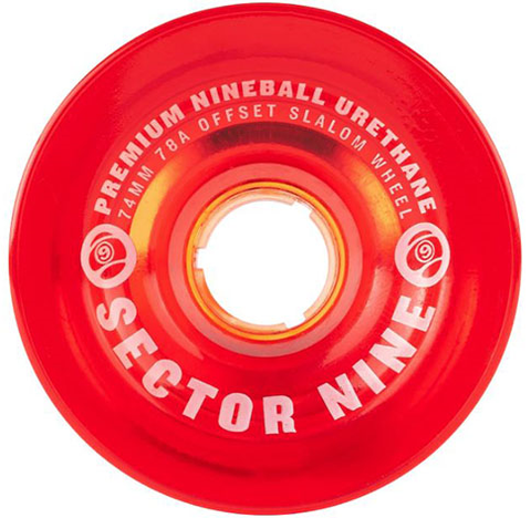 Sector 9 Nineball Red 78A Wheels