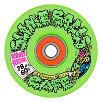 60mm SB Cafe 78a Slime Balls Light Ups Skateboard Wheels