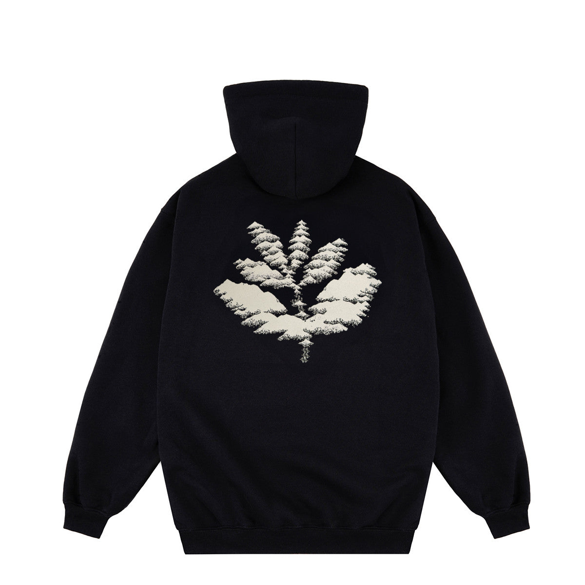 Magenta Mountain Hoodie - Black