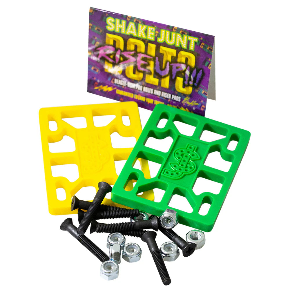 Shake Junt Beagle Pro Rise Up Riser Pads and Bolts
