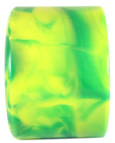Bigfoot Marbles Swirl Wheels - Yellow/Green
