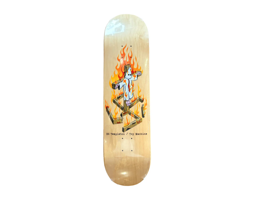 Toy Machine Ed Templeton Charred Cross Deck
