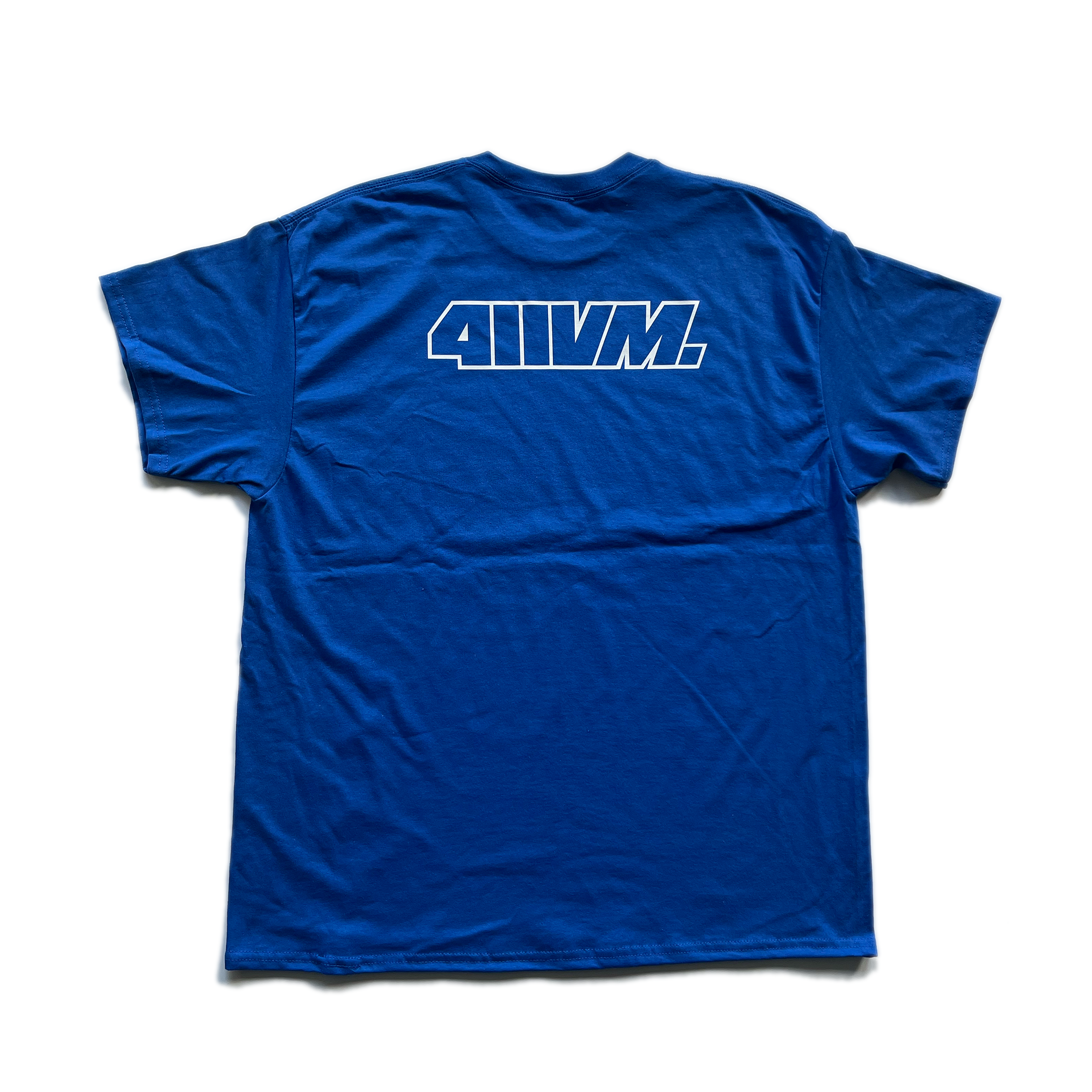411VM Transparent Logo Tee - Royal Blue