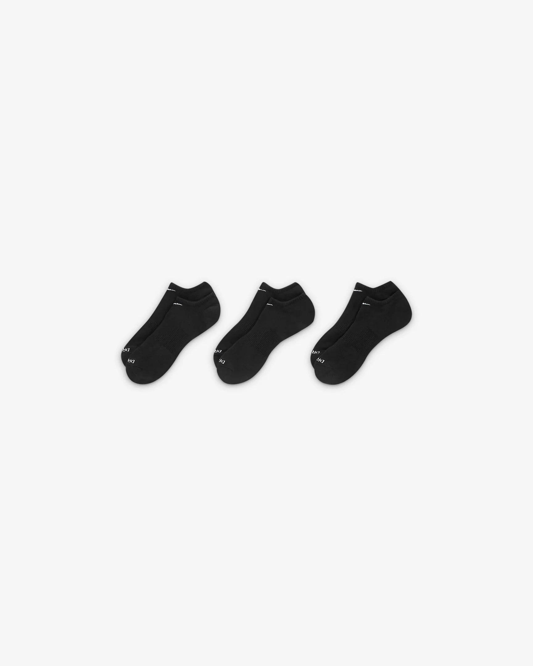 Nike Everyday Plus No-Show Sock - Black