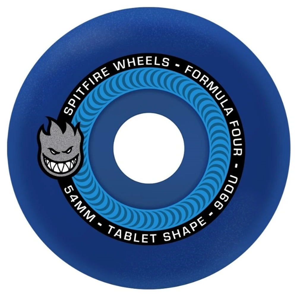 Spitfire F4 99a Tablet Wheels - Blue