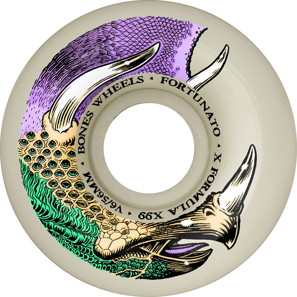 Bones X-Formula Fortunado Dino-Sortas V6 Wide Cut 99A Wheels