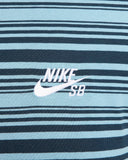 Nike SB Max90 Striped Skate T-Shirt - Denim/Turquoise