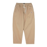 Magenta Loose Pants Stitch - Beige