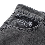 Magenta OG Denim Pants Stitch - Distressed Black Denim