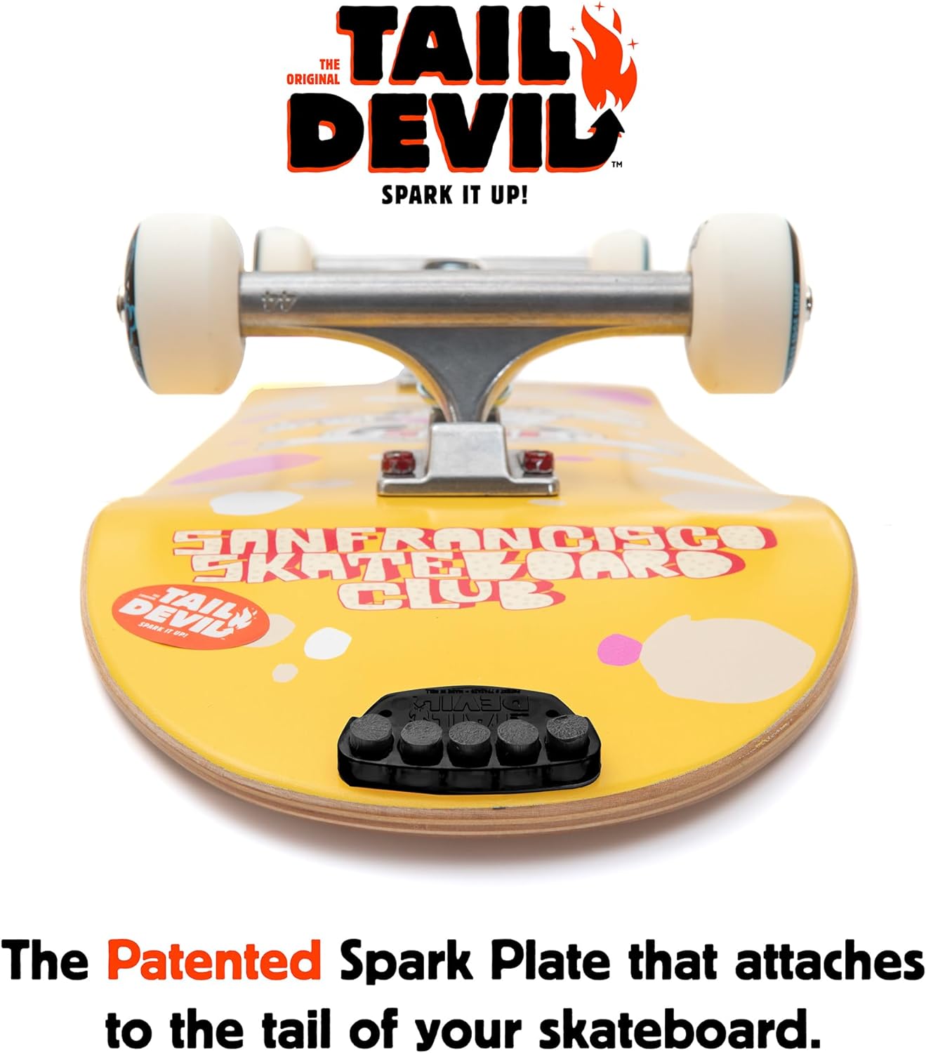 Tail Devil Spark Plate - Black/red