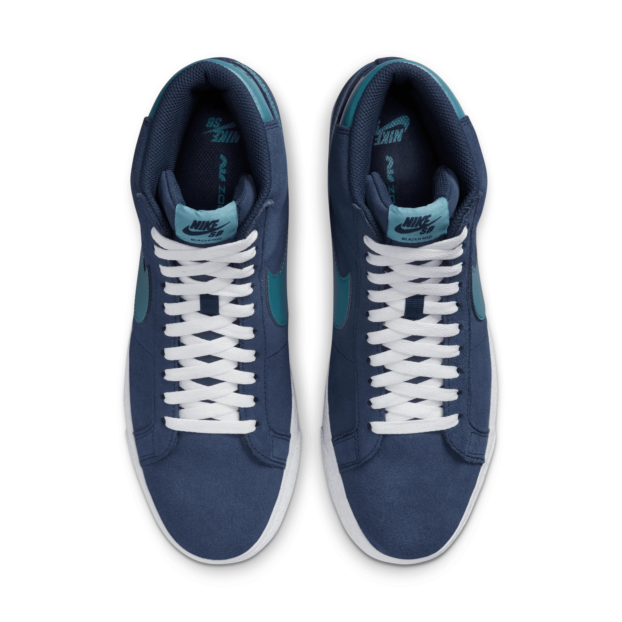 Nike SB Zoom Blazer Mid - Midnight Navy/Noise Aqua