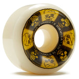 Bones X-Formula V6 Wide Cut 99a Wheels - Black/Gold