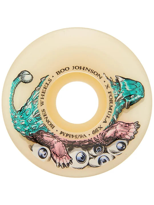 Bones X-Formula Boo Dino-Sortas V6 Wide Cut 54MM 99A Wheels