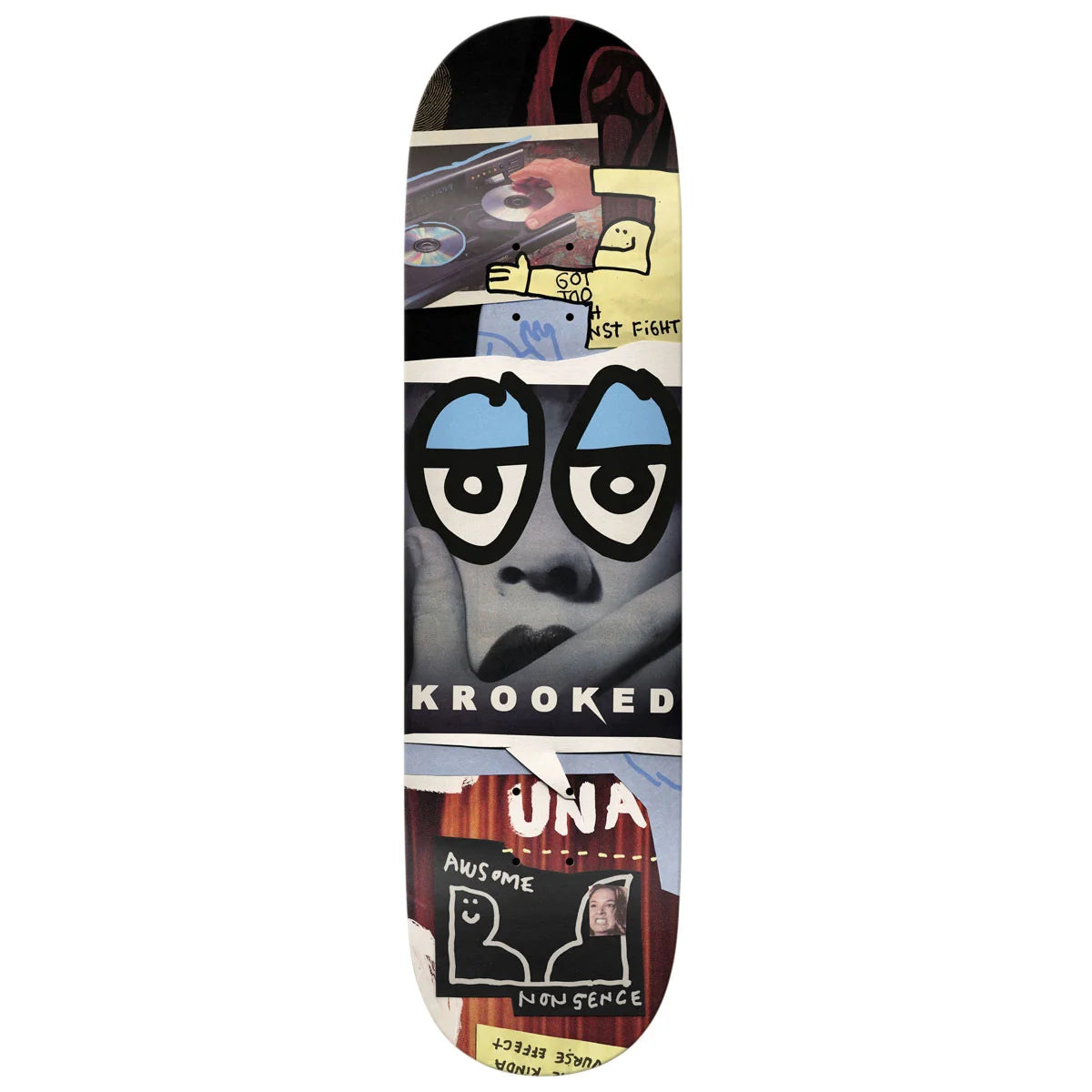 Krooked Una Nonsense Skateboard Deck