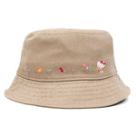 Girl X Sanrio Shroom Fishing Reversible Bucket Hat - Khaki