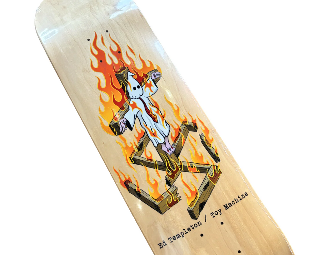 Toy Machine Ed Templeton Charred Cross Deck