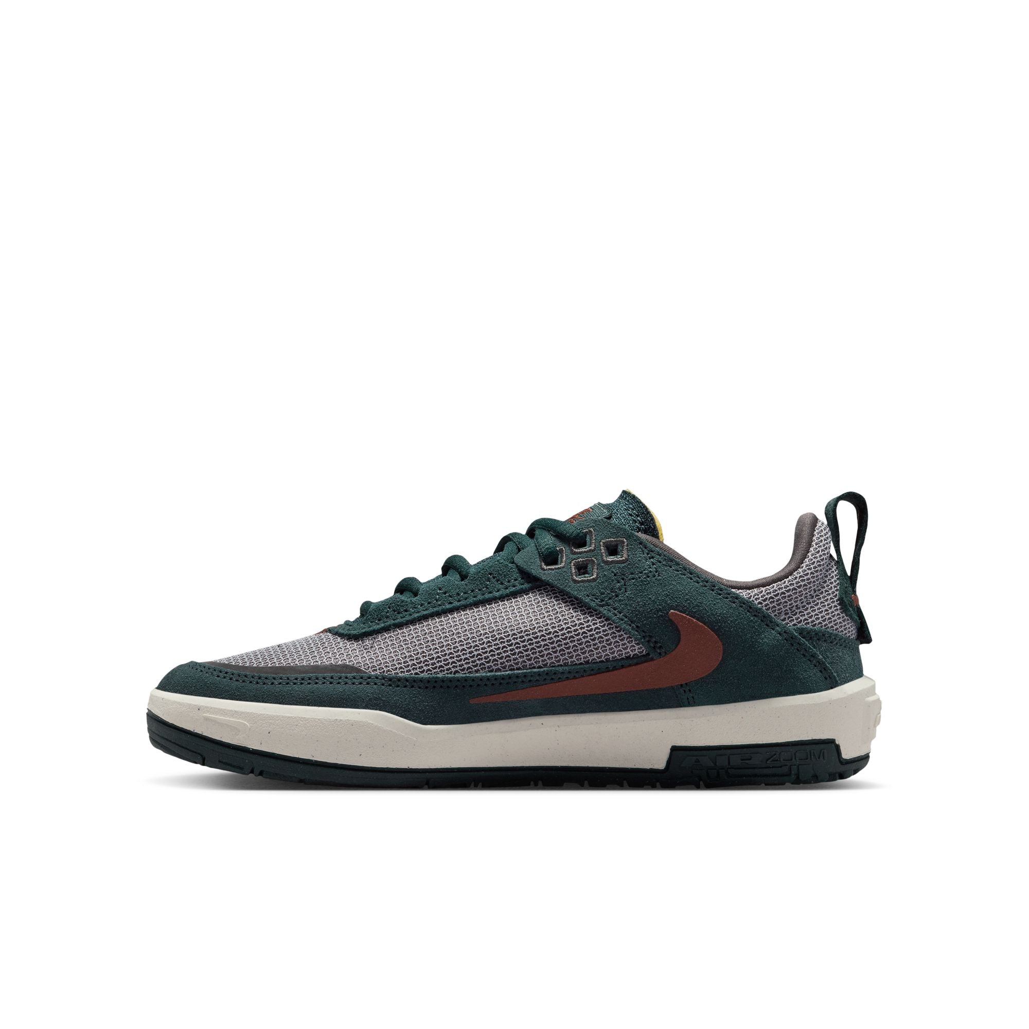 Nike SB Day One Big Kid's Skate Shoes - Seaweed/Red Sepia