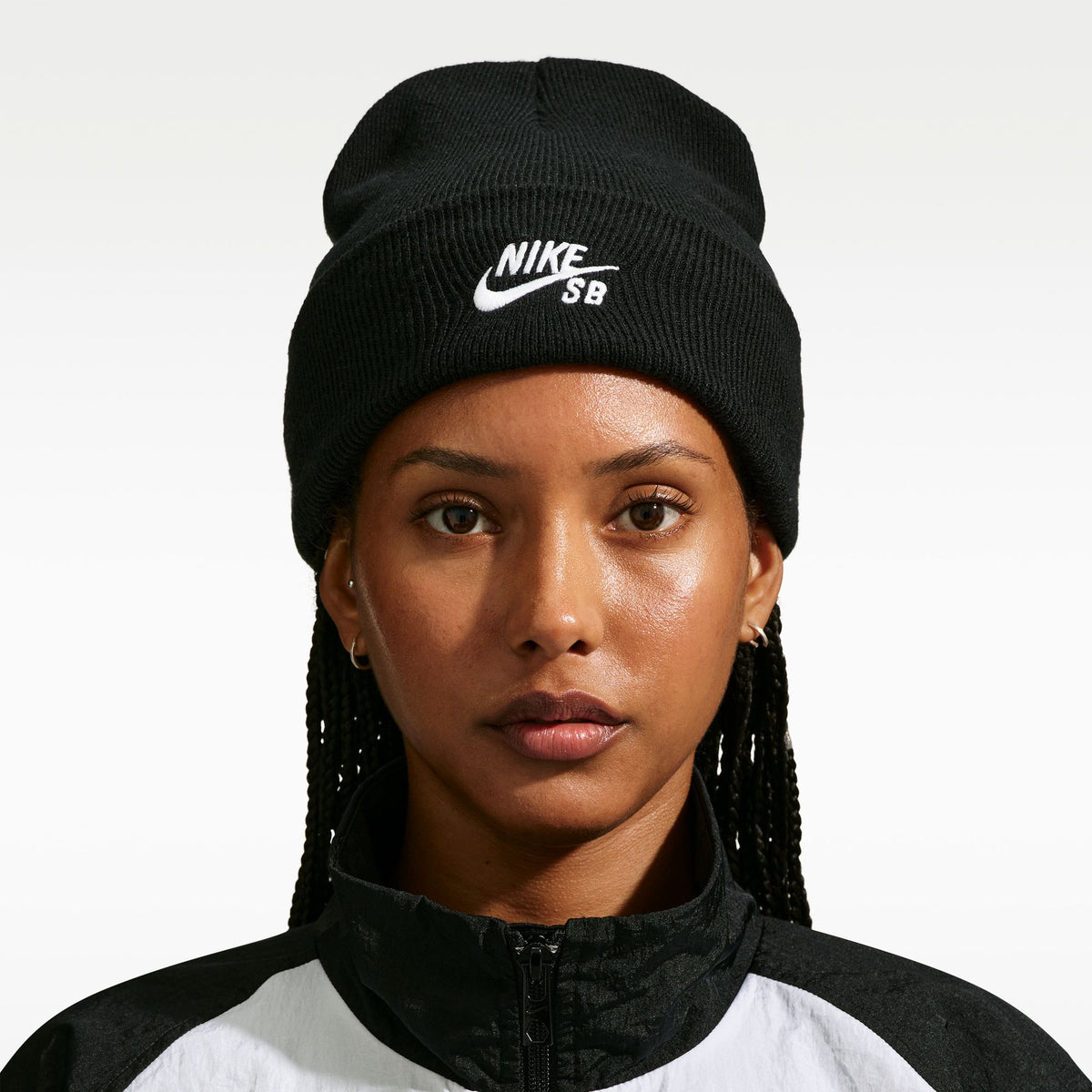 Nike SB Peak Beanie - Black/White