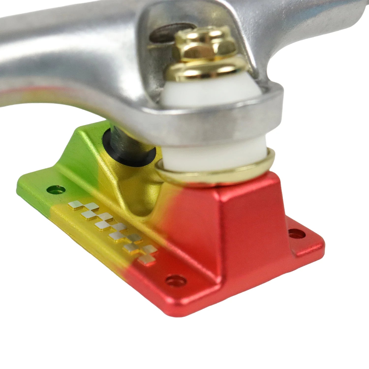 Ace AF1 Anodized Trucks - Ital Red/Gold/Green
