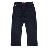 Frog Skateboards Relaxed Fit Bootcut Jeans - Black