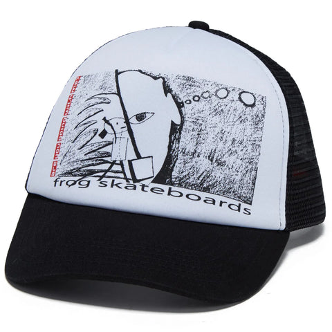 Frog Skateboards R U Going With Me? Trucker Hat - Black