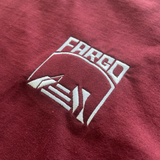 Fargo Emblem Embroidered Shirt Burgundy
