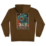 Godzilla Hand Santa Cruz Hoodie - Brown