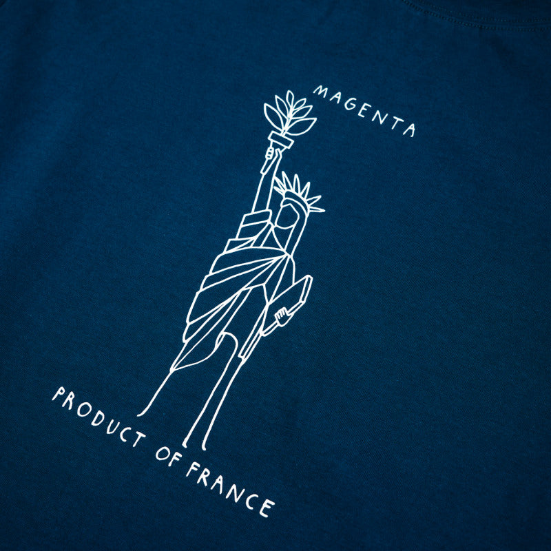 Magenta Le Gift Tee - Deep Blue