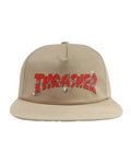 Thrasher Chains Snapback Hat Khaki - By Daniel Shepard