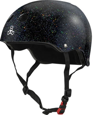 Triple 8 Certified Sweatsaver Helmet - Black Glitter