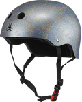 Triple 8 Certified Sweatsaver Helmet - Silver Glitter