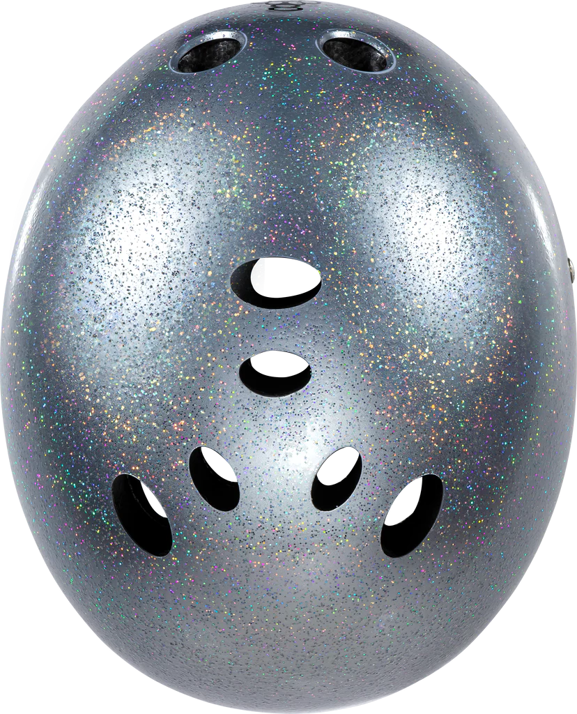 Triple 8 Certified Sweatsaver Helmet - Silver Glitter
