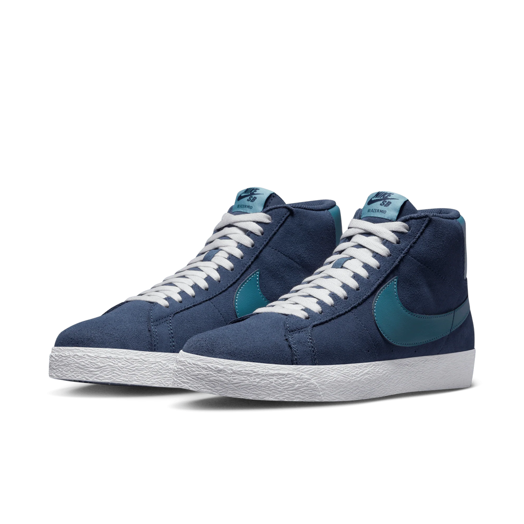Nike SB Zoom Blazer Mid - Midnight Navy/Noise Aqua