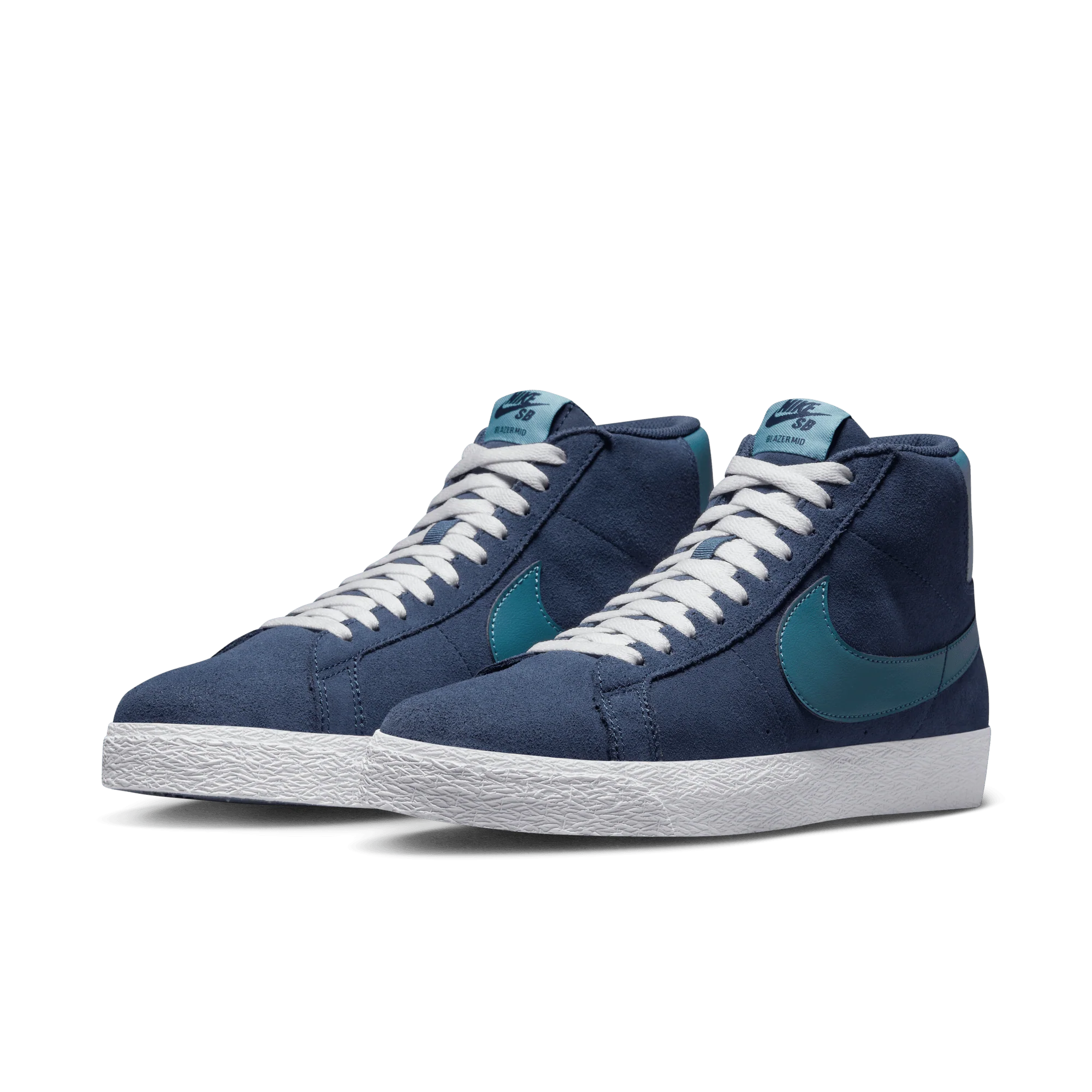 Nike SB Zoom Blazer Mid - Midnight Navy/Noise Aqua